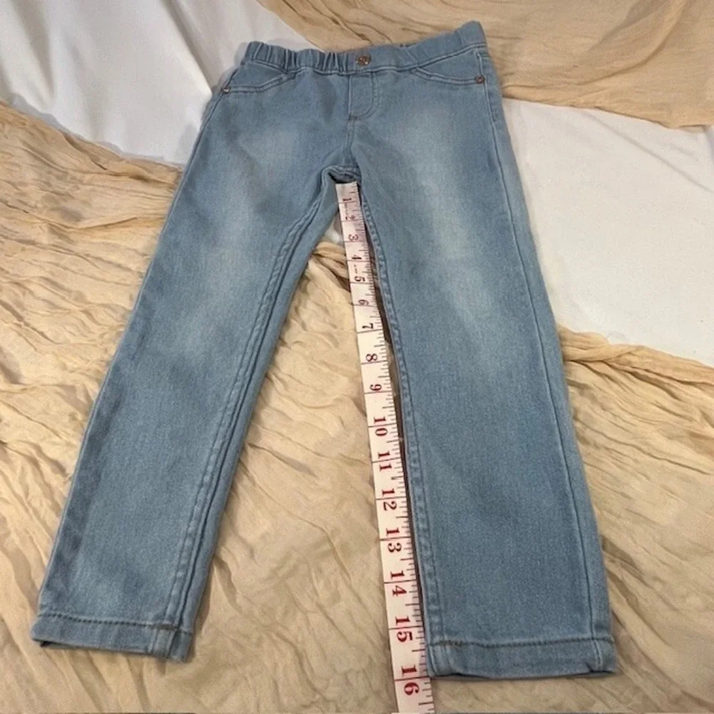 Vince‎ Camuto Girls Light Wash Denim Leggings Size 6T